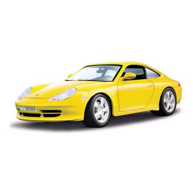 Фото Авто-конструктор PORSCHE 911 CARRERA 4 (1998) (желтый, 1:18)