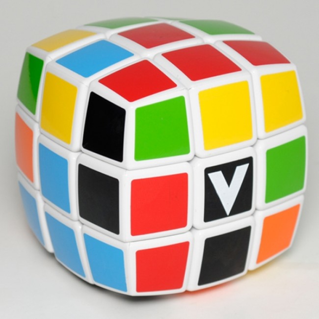 Фото Кубик Рубика V3 с белой основой (V-CUBE 3). V3b-WH