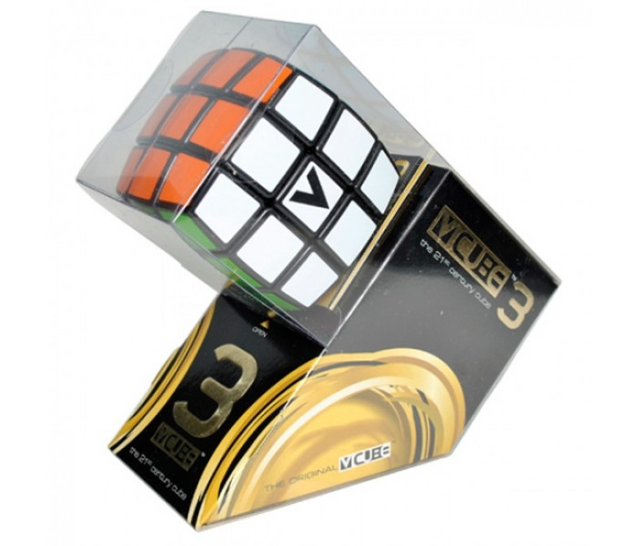 Кубик Рубика V3 с черной основой (V-CUBE 3 Black). 00.0034