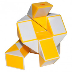 Змійка Рубіка (yellow-white). Smart Cube. SCT405s