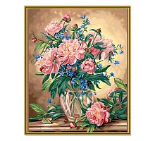 Фото Розмальовка за номерами "Ваза із квітами" (40х50), Color Kit CG081