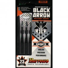 Дротики Harrows Black Arrow steeltip 23g