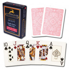 Ацетатні карти Modiano Platinum Poker Jumbo, red