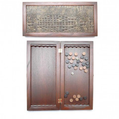 Нарди дорожні Крокодил золотий, 30 см (31135B1G)