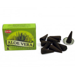 Арома конусы Алое Вера (Aloe vera) 10 конусов + подставка. HEM (31176K)