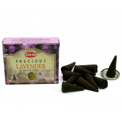Арома конусы Драгоценная Лаванда (Precious Lavender) 10 конусов + подставка. HEM (31188K)