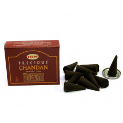 Арома конусы Драгоценный Чандан (Precious Chandan) 10 конусов + подставка. HEM (31187K)