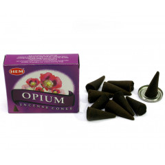 Арома конусы Опиум (Opium) 10 конусов + подставка. HEM (31186K)
