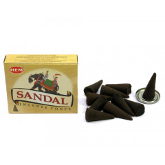 Арома конусы Сандал (Sandal) 10 конусов + подставка. HEM (31192K)