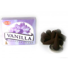 Арома конуси Ваніль (Vanilla) 10 конусів + підставка. HEM (31194K)