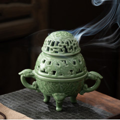Аромакурильница Дракон из селадоновой керамики (9150667)