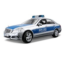 Фото Автомодель (1:18) Mercedes Benz E-Class German Police version (сріблясто-синій). Maisto 36192 silver-blue