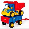 Фото 1 - Велика іграшкова вантажівка Гігант з візком, 55 см, Wader, 65100