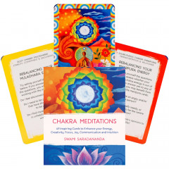 Карты медитаций на чакры - Chakra Meditations Cards. Watkins Publishing