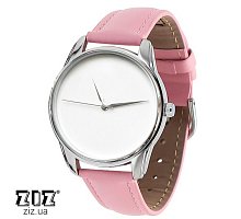 Фото Годинник наручний (маленький) "Мінімалізм" рожевий, ZIZ-1400013