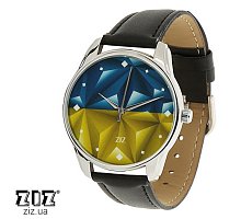 Фото Годинник наручний з малюнком "Прапор трикутник", ZIZ-1415901