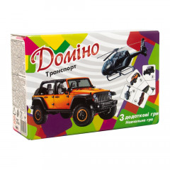 Дитяче доміно Транспорт (УКР). Strateg (30765)