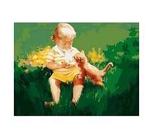 Фото Двоє малюків, серія Діти, малювання за номерами, 40 х 50 см, Ідейка, MG1027