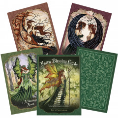 Карты с благословениями фей - Faery Blessing Cards. Blue Angel