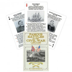 Гральні карти Знамениті битви Громадянської війни - Famous Battles of the Civil War Cards. US Games Systems