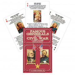Гральні карти Famous Generals of the Civil War Playing Cards. US Games Systems