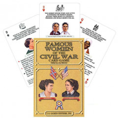 Гральні карти Знамениті жінки Громадянської війни - Famous Women of the Civil War Card Game. US Games Systems