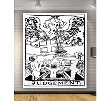 Фото Гобелен настінний "Аркан Judgement" 150x130 см. Поліестер (9040441)