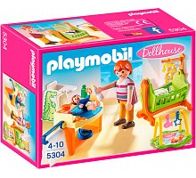 Фото Ігровий набір Дитяча кімната з люлькою, Playmobil, 5304