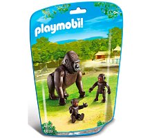 Фото Ігровий набір Горила з дитинчатами, Playmobil, 6639