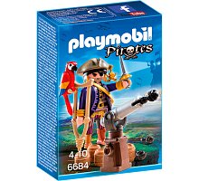 Фото Ігровий набір Капітан піратів з гарматою, Playmobil, 6684