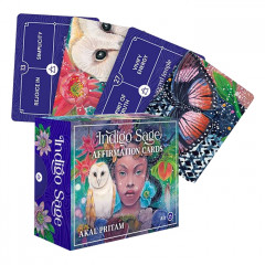Карти афірмацій мудреця Індиго - Indigo Sage Affirmation Cards. Rockpool Publishing
