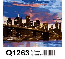 Фото Картина за номерами "Бруклінський міст" 40х50см, Mariposa Q1263