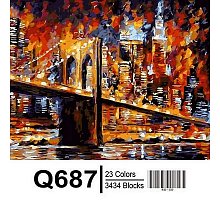 Фото Картина за номерами "Бруклінський міст" 40х50см, Mariposa Q687
