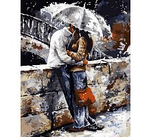 Фото Картина за номерами "Кохання під дощем" 40х50см, Babylon VP314