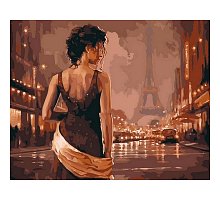 Фото Картина за номерами "Вогні вінтажного Парижа" 40х50см, Babylon VP544
