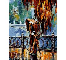 Фото Картина за номерами "Поцілунок після дощу" 40х50см, Babylon VP081