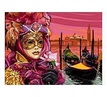 Фото Картина за номерами "Венеціанська маска" 30x40см, Babylon VK042