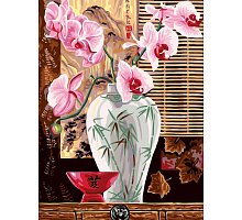 Фото Картина за номерами "Східні орхідеї" 30x40см, Babylon VK011