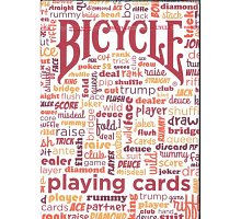 Фото Карты Bicycle Table Talk Red