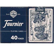 Фото Карты для покера Fournier №40 Monkey Back синие, 21645blue