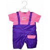 Фото 1 - Комбінезон з фіолетовими штанцями та аксесуари для пупса 38-43 см, New Born Baby, Simba, 540 1631-1