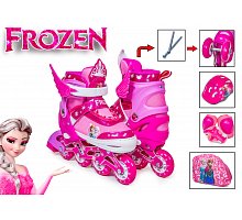 Фото Комплект ролики + захист Frozen Рожевий S 30-33 (1986920123)