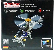 Фото Конструктор металевий Вертоліт на сонячній батареї (119 дит.), Tronico, 9735-4