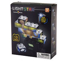 Фото Конструктор з LED підсвічуванням, Puzzle Dinosaurer Edition, Light STAX, LS-M03004