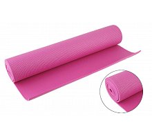 Фото Килимок для фітнесу Yoga mat PVC 4мм FI-4986-1 (1,73м x 0,61м x 4мм, рожевий)