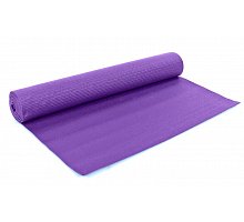 Фото Килимок для фітнесу Yoga mat PVC 4мм із фіксуючою гумкою YG-2774(V) (1,73м x 0,61м x 4мм, фіолет)