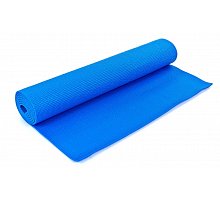 Фото Килимок для фітнесу Yoga mat PVC 6мм із фіксуючою гумкою YG-066(B) (1,73м x 0,61м x 6мм, синій)