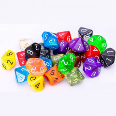 Кубик игральный РПГ D10, 1 шт (g7dD10)
