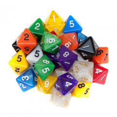 Кубик игральный РПГ D8, 1 шт (g7dD8)