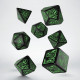 Кубики RPG Call of Cthulhu 7th Edition Black & green Dice Set. Q WORKSHOP (SCTR06)